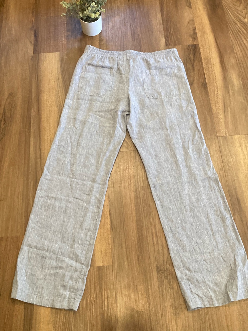 Allen Allen 100% Linen Pants - Picture 3 of 6